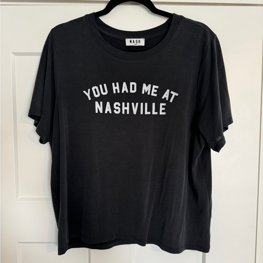 NASH COLLECTION boxy tee